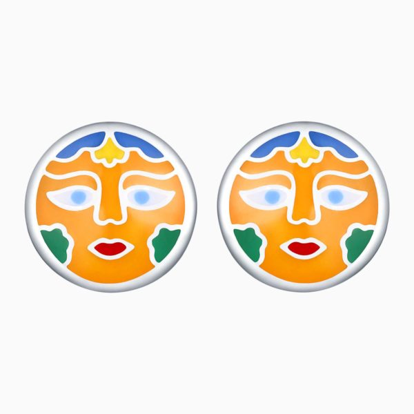 Madhubani – White Sterling Silver E32528-W 1