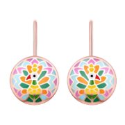 Madhubani – Rose Sterling Silver E32529-R 2 1
