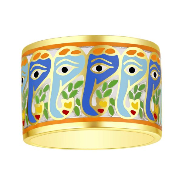 Madhubani – Yellow Sterling Silver R32743-Y 1